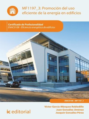 cover image of Promoción del uso eficiente de la energía en edificios. ENAC0108